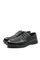 Imagine Pantofi bărbați oxford  la modă, negri, din piele  naturală FNX27001