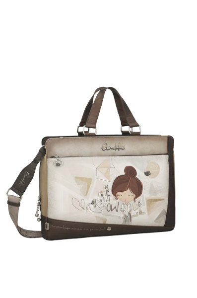 Imagine Servietă mare pentru laptop și documente, maro, colecția Sophia, 42806-116