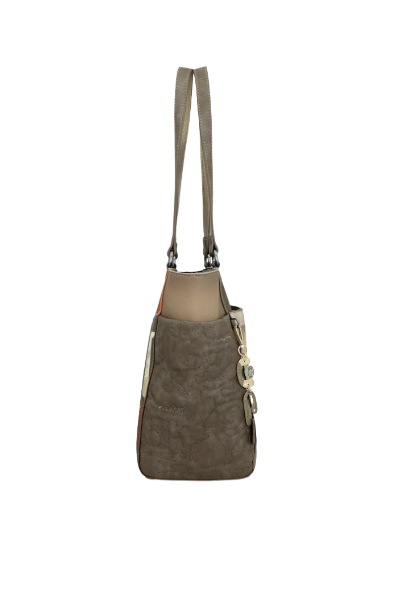 Imagine Geantă de mână cu mânere lungi, khaki colecția Muse, 42702-216