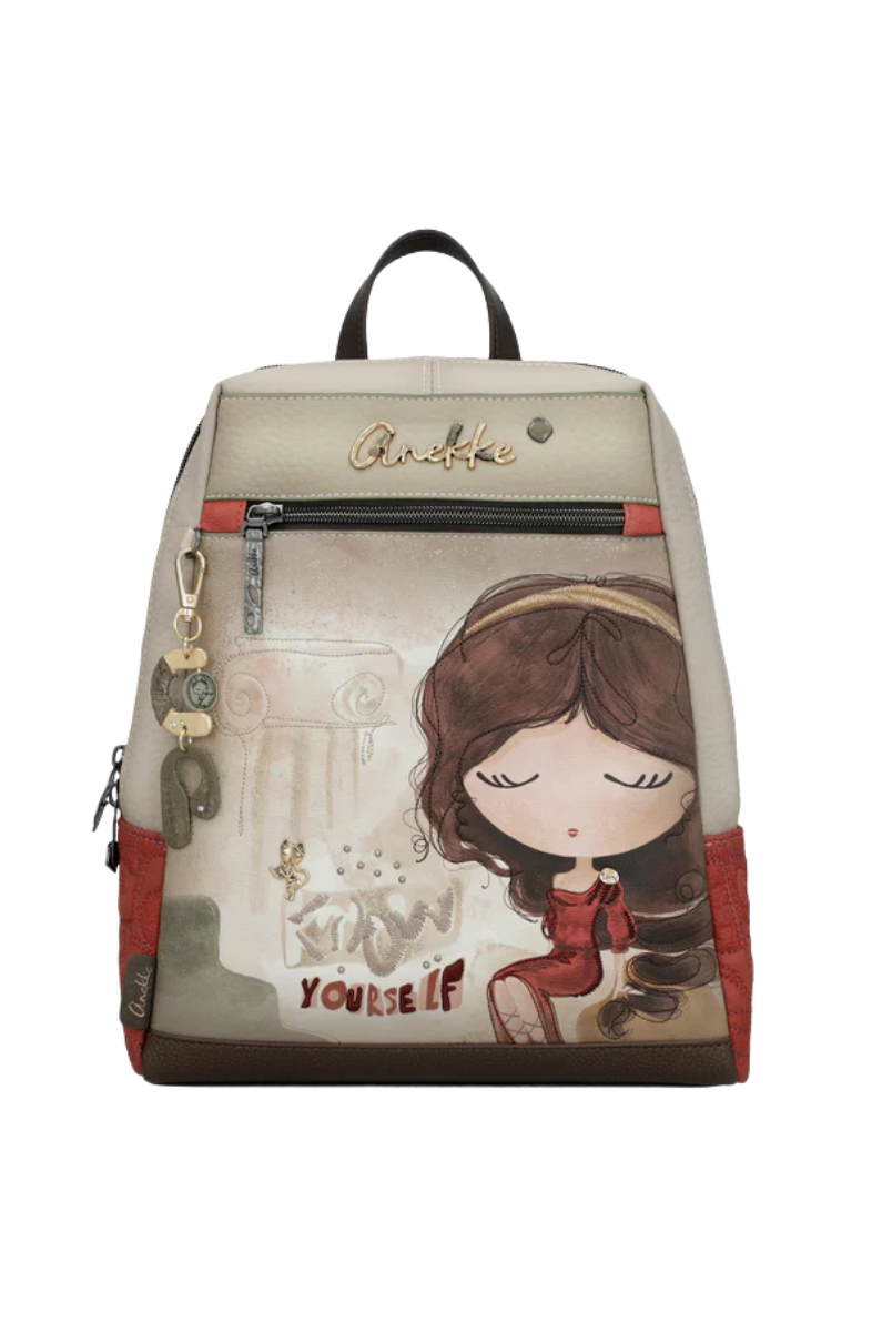 Imagine Rucsac pătrat gri deschis, colecția Muse, 42705-018