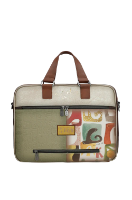 Imagine Servietă mare cu două compartimente, maro, colecția Muse, 42706-113