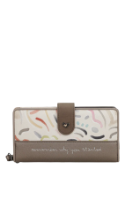 Imagine Portofel rigid mediu gri sidefat colecția Olympia 42749-901