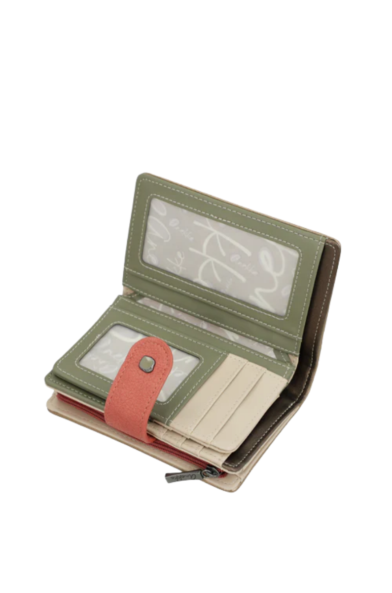 Imagine Portofel mediu RFID gri sidefat colecția Muse 42709-902