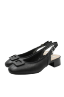 Imagine Pantofi slingback comozi negri din piele naturală RIK43456-00