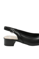 Imagine Pantofi slingback comozi negri din piele naturală RIK43456-00