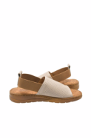 Imagine Sandale comode bej din piele naturală OTR2506