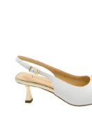 Imagine Pantofi eleganți cu toc kitten Off White , din piele naturală GOR1645