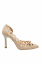 Imagine Pantofi eleganți bej din piele naturală cu model dantelat KOR3116