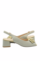 Imagine Sandale damă light green din piele naturală GOR50124